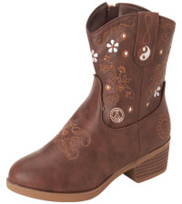 Embroidered Western Roper Boots