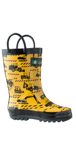 boy rain boot loop handle