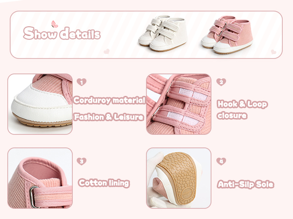 infant Hard Bottom shoes