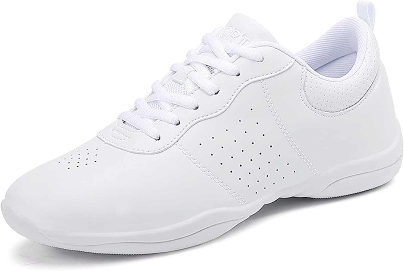 Girls White Cheer Shoes Youth Cheerleading Dance Sneaker Training Competition for Women Girls' Cheerleading Shoes