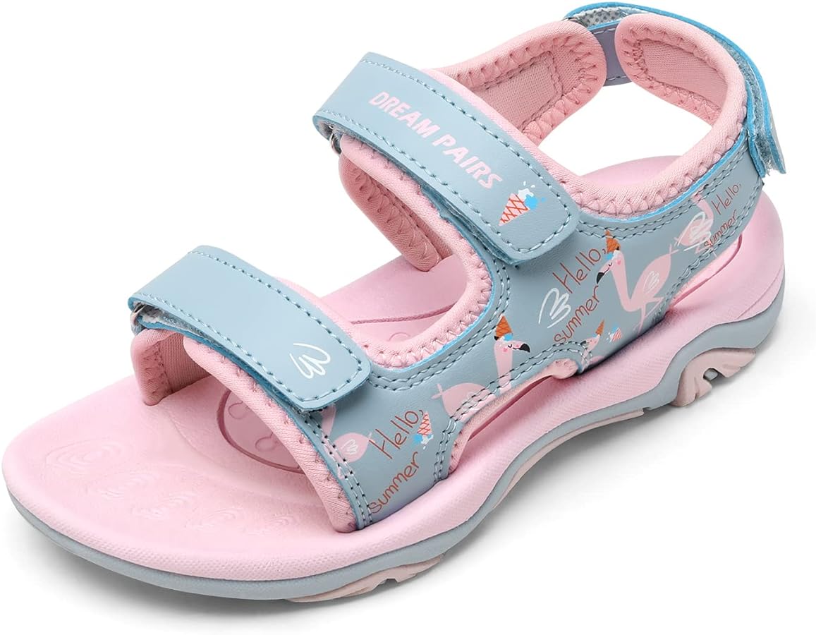 DREAM PAIRS Boys Girls Sandals Open-Toe Summer Outdoor Sport Sandals (Toddler/Little Kid)