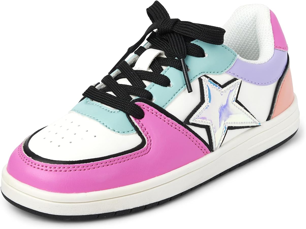 The Children's Place girl's Casual Lace Up Low Top Sneakers
