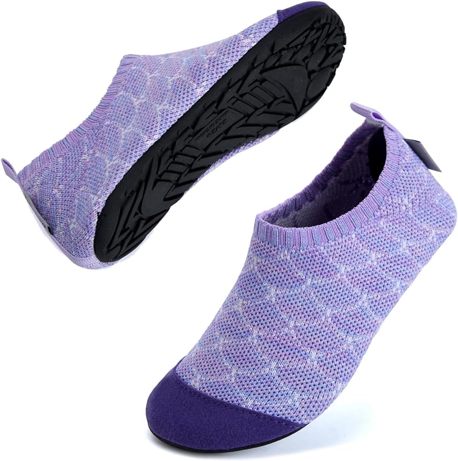 WateLves Kids Water Shoes Girls Boys Toddler Non-Slip Quick Dry Aqua Socks for Beach Swim Walking